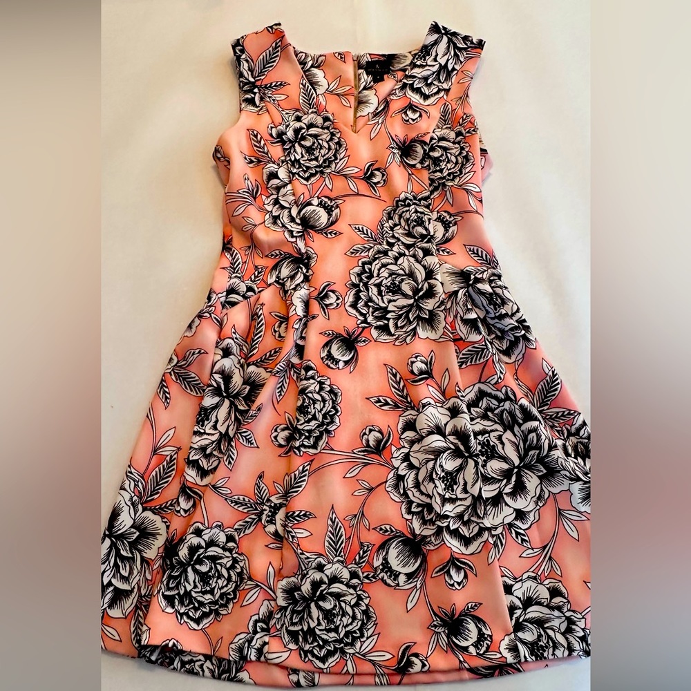 Worthington Pink Floral Dress Size 8
